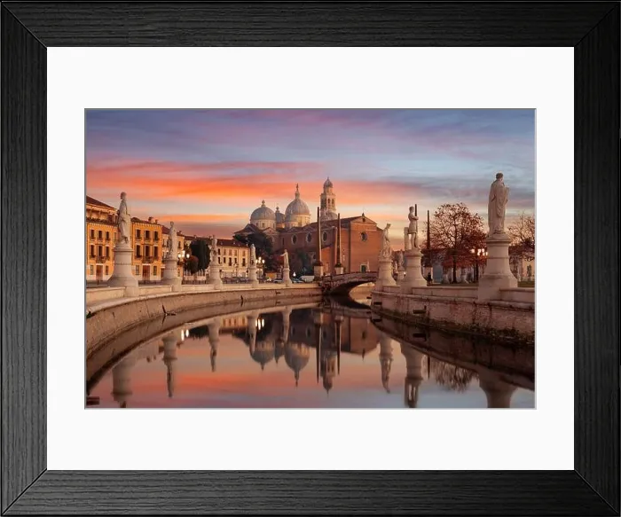 Framed Print : Padua, Italy at Prato della Valle at dusk Framed Print : Padua, Italy at Prato della Valle at dusk