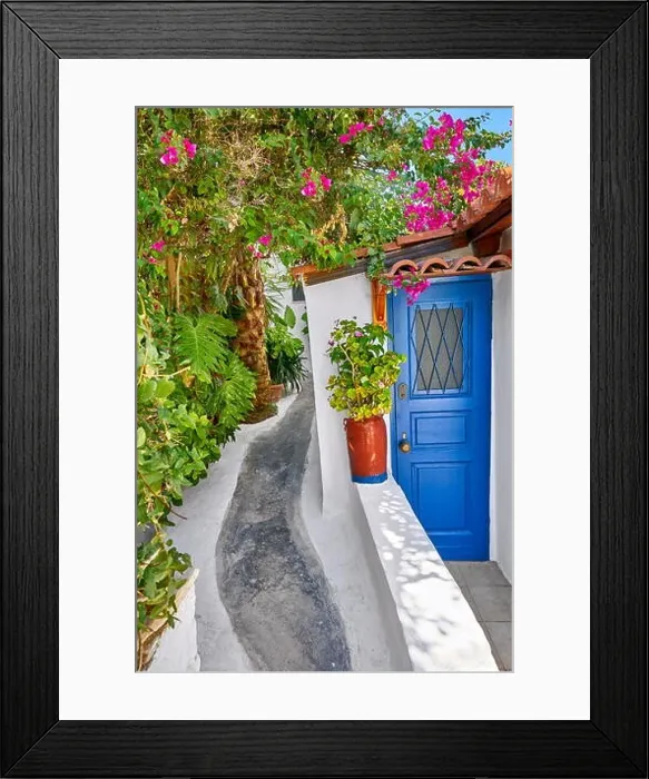 Framed Print : Anafiotika quarter under the Acropolis, Athens, Greece Framed Print : Anafiotika quarter under the Acropolis, Athens, Greece