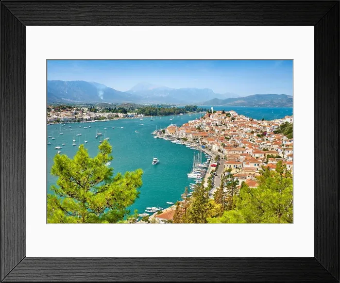 Framed Print : Poros Island, Argolida, Peloponnese, Greece Framed Print : Poros Island, Argolida, Peloponnese, Greece