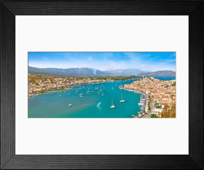 Framed Print : Poros Island, Argolida, Peloponnese, Greece Framed Print : Poros Island, Argolida, Peloponnese, Greece