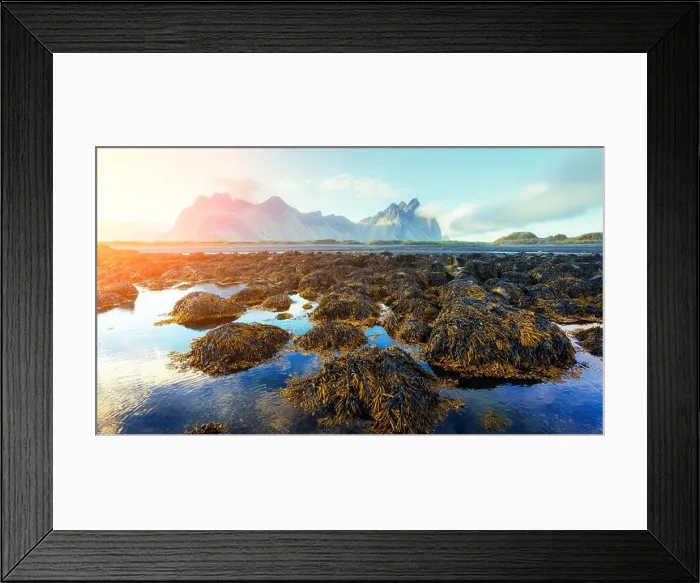 Framed Print : Famous Stokksnes mountains Framed Print : Famous Stokksnes mountains
