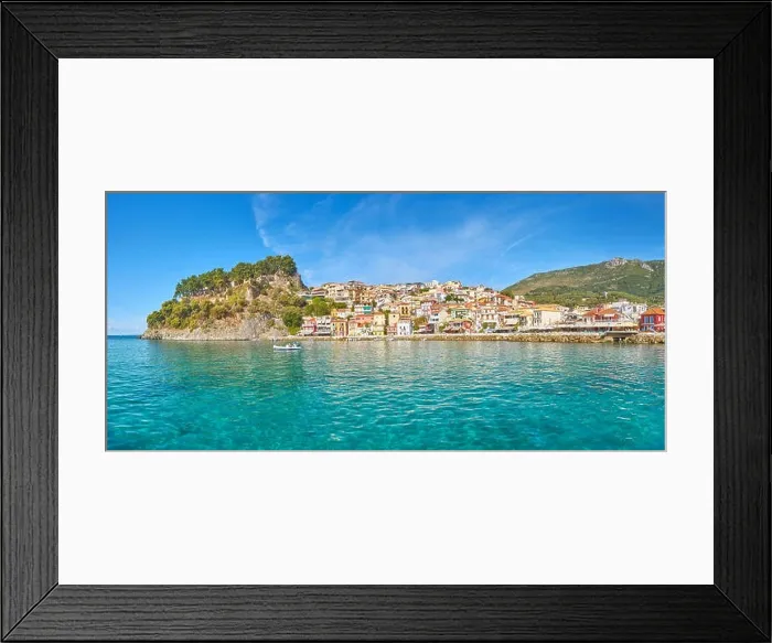 Framed Print : Panoramic view at Parga, Greece Framed Print : Panoramic view at Parga, Greece