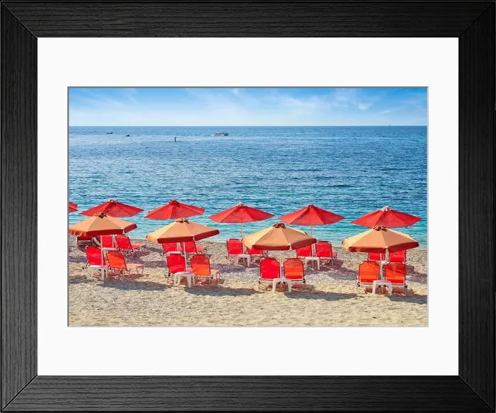 Framed Print : Valtos Beach, Parga, Ionian Coast, Greece Framed Print : Valtos Beach, Parga, Ionian Coast, Greece