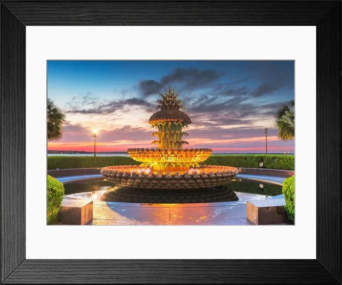 Framed Print : Charleston, South Carolina, USA at Waterfront Park at dawn Framed Print : Charleston, South Carolina, USA at Waterfront Park at dawn