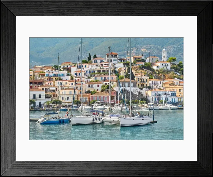 Framed Print : Poros Island, Argolida, Peloponnese, Greece Framed Print : Poros Island, Argolida, Peloponnese, Greece