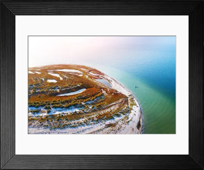 Framed Print : Lonely yacht near the beach on the coast of Black sea in Dgarilgach island, Ukraine. Landscape photography Framed Print : Lonely yacht near the beach on the coast of Black sea in Dgarilgach island, Ukraine. Landscape photography