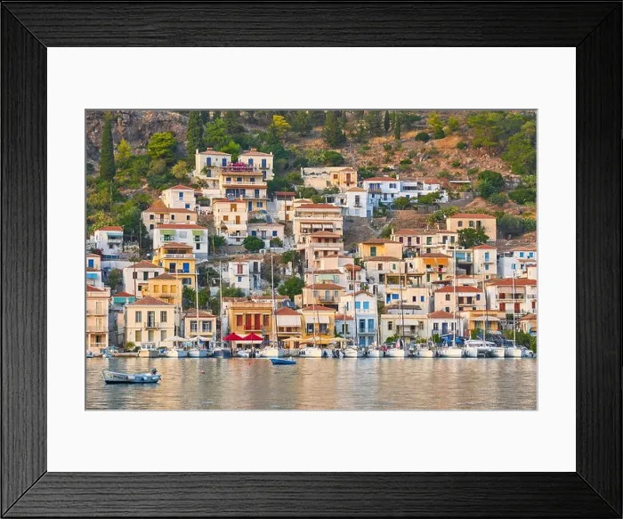 Framed Print : Poros Island, Argolida, Peloponnese, Greece Framed Print : Poros Island, Argolida, Peloponnese, Greece