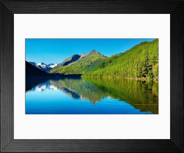 Framed Print : Beautiful lake in Altai mountains Framed Print : Beautiful lake in Altai mountains