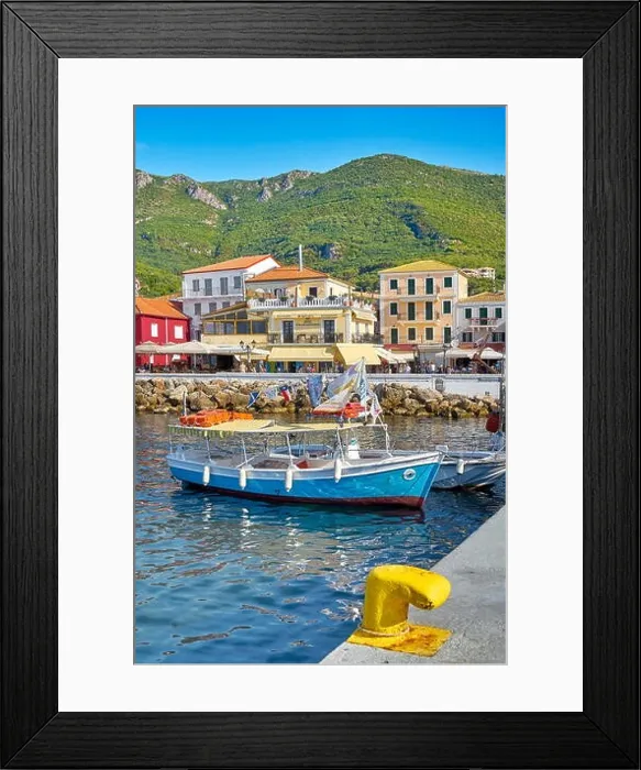 Framed Print : Parga, Ionian Coast, Greece Framed Print : Parga, Ionian Coast, Greece