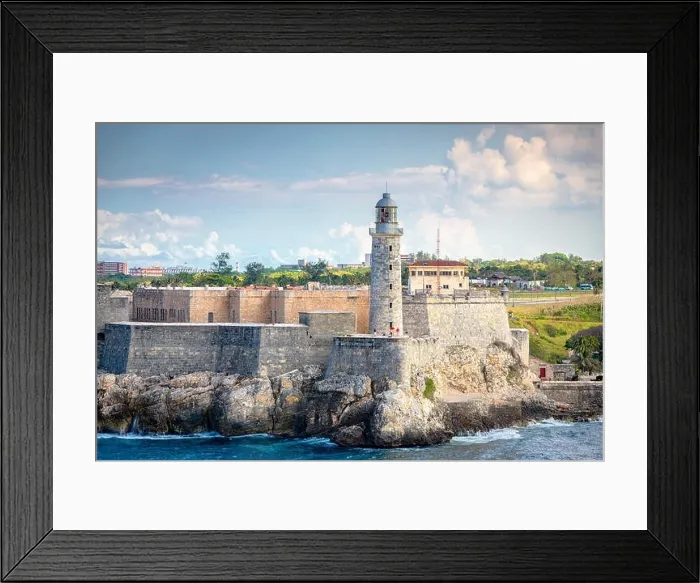 Framed Print : Havana, Cuba light house of La Cabana Fort Framed Print : Havana, Cuba light house of La Cabana Fort