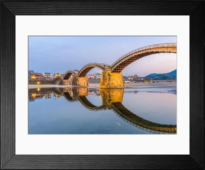 Framed Print : Iwakuni, Japan at Kintaikyo Bridge Framed Print : Iwakuni, Japan at Kintaikyo Bridge