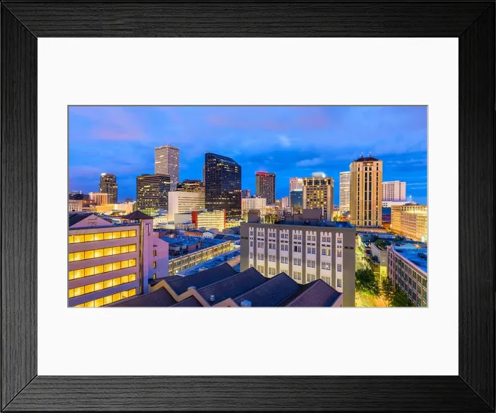 Framed Print : New Orleans, Louisiana, USA skyline Framed Print : New Orleans, Louisiana, USA skyline