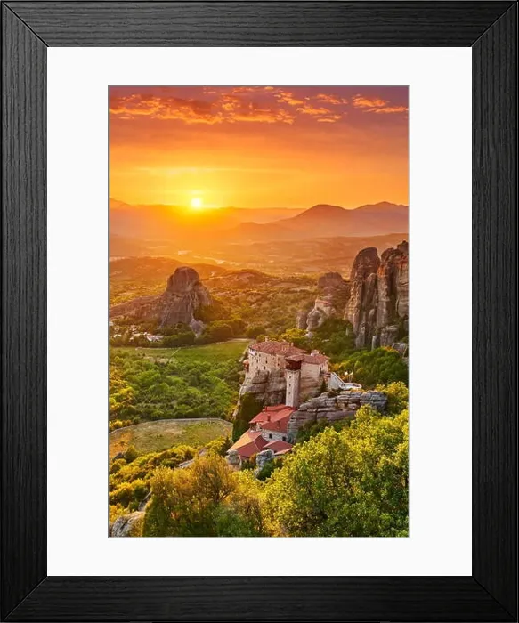 Framed Print : Meteora, Greece Framed Print : Meteora, Greece