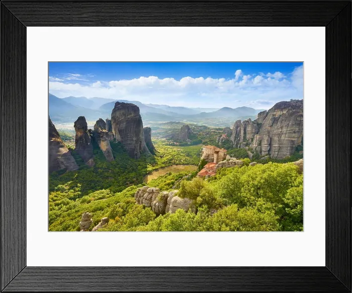 Framed Print : Roussanou Monastery at Meteora, Greece Framed Print : Roussanou Monastery at Meteora, Greece