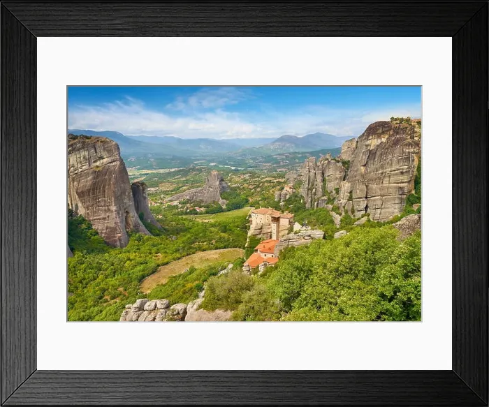 Framed Print : Roussanou Monastery at Meteora, Greece Framed Print : Roussanou Monastery at Meteora, Greece