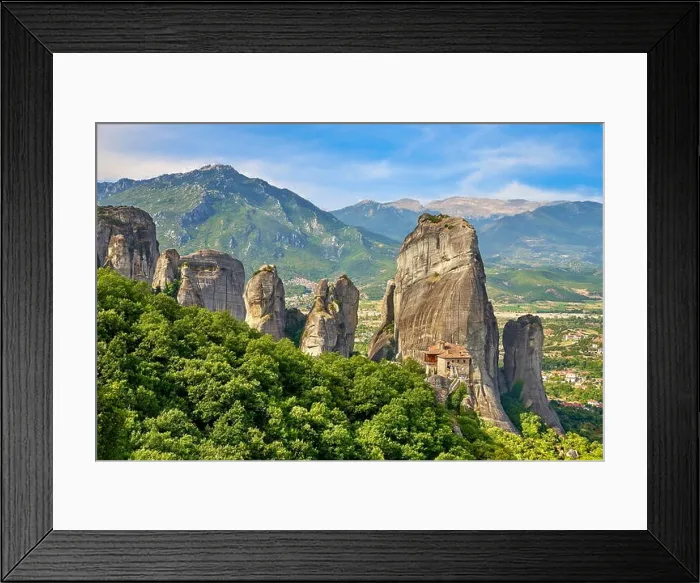 Framed Print : Monastery at Meteora, Trikala Region, Greece Framed Print : Monastery at Meteora, Trikala Region, Greece