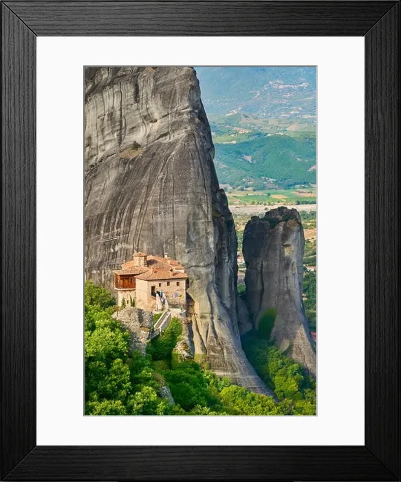 Framed Print : Monastery at Meteora, Greece Framed Print : Monastery at Meteora, Greece