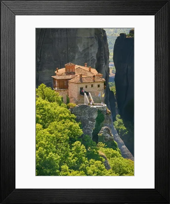 Framed Print : Roussanou Meteora Monastery, Greece Framed Print : Roussanou Meteora Monastery, Greece