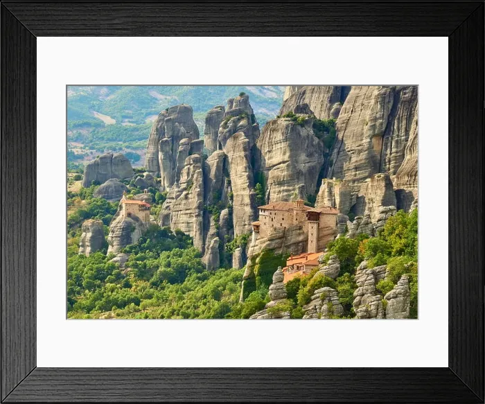 Framed Print : Meteora Monastery, Greece Framed Print : Meteora Monastery, Greece