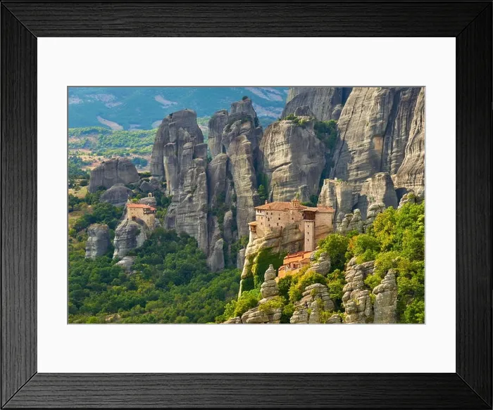 Framed Print : Roussanou Meteora Monastery, Greece Framed Print : Roussanou Meteora Monastery, Greece