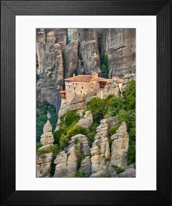 Framed Print : Meteora Monastery, Greece Framed Print : Meteora Monastery, Greece