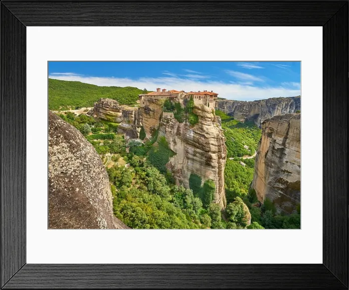 Framed Print : Meteora Varlaam Monastery, Greece Framed Print : Meteora Varlaam Monastery, Greece