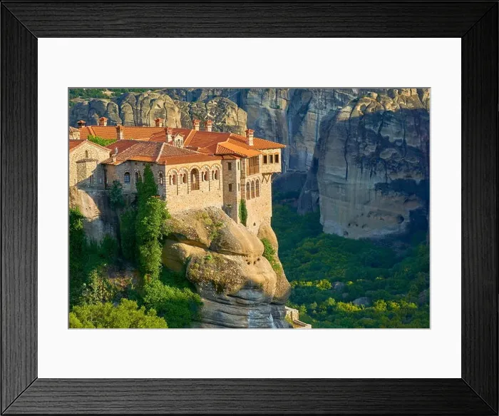 Framed Print : Greece - Varlaam Meteora Monastery Framed Print : Greece - Varlaam Meteora Monastery