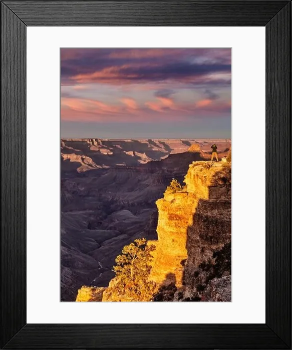 Framed Print : Sunrise from Cape Royal on Grand Canyon National Park's North Rim, Arizona USA Framed Print : Sunrise from Cape Royal on Grand Canyon National Park's North Rim, Arizona USA