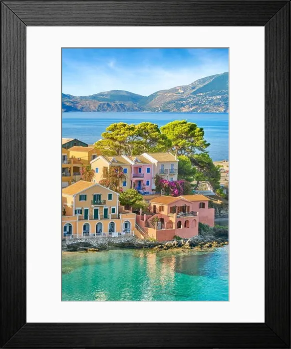 Framed Print : Assos village, Kefalonia Island, Greece Framed Print : Assos village, Kefalonia Island, Greece
