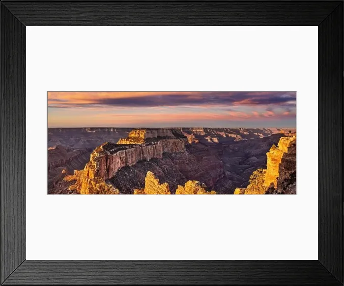 Framed Print : Sunrise from Cape Royal on Grand Canyon National Park's North Rim, Arizona USA Framed Print : Sunrise from Cape Royal on Grand Canyon National Park's North Rim, Arizona USA