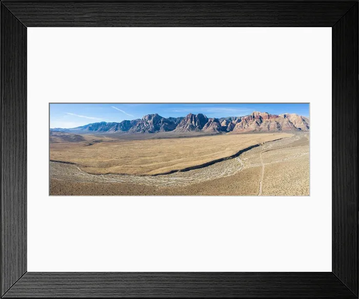 Framed Print : Spectacular rock formations are found in Red Rock Canyon State Park just outside of Las Vegas, Nevada. This is a national conservation area