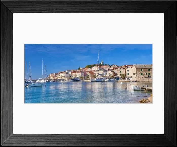 Framed Print : Primosten, Dalmatia, Croatia Framed Print : Primosten, Dalmatia, Croatia