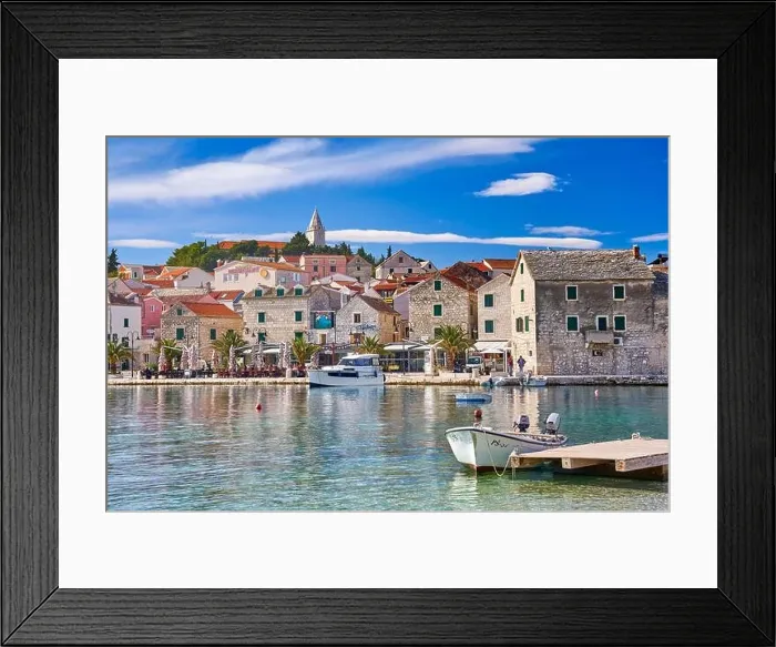 Framed Print : Primosten, Dalmatia, Croatia Framed Print : Primosten, Dalmatia, Croatia