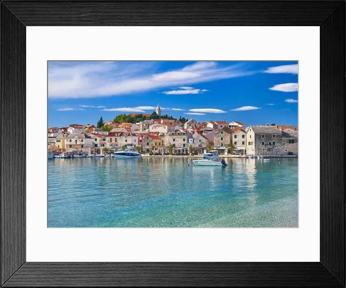 Framed Print : Primosten, Dalmatia, Croatia Framed Print : Primosten, Dalmatia, Croatia