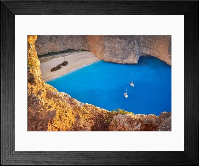 Framed Print : Shipwreck Bay, Navagio Beach, Zakynthos Island, Greece Framed Print : Shipwreck Bay, Navagio Beach, Zakynthos Island, Greece