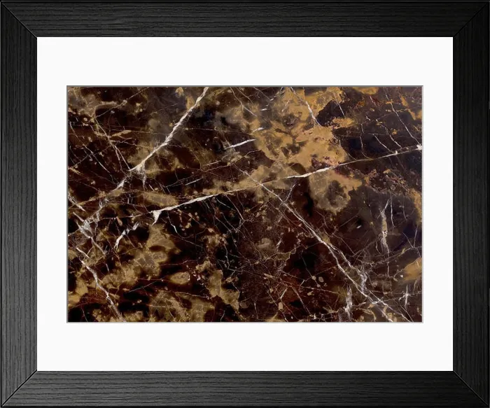 Framed Print : Close up of dark brown marble stone background Framed Print : Close up of dark brown marble stone background