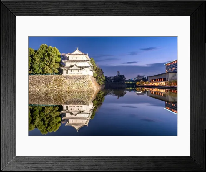 Framed Print : Nagoya Castle, Japan at night Framed Print : Nagoya Castle, Japan at night