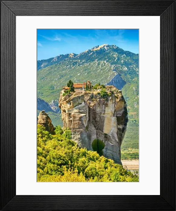 Framed Print : Holy Trinity Monastery, Meteora, Greece Framed Print : Holy Trinity Monastery, Meteora, Greece