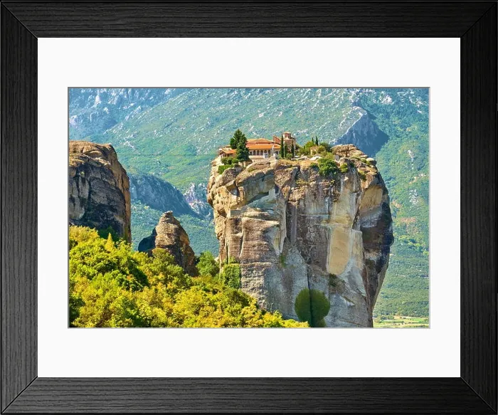 Framed Print : Monastery of the Holy Trinity, Meteora, Greece Framed Print : Monastery of the Holy Trinity, Meteora, Greece