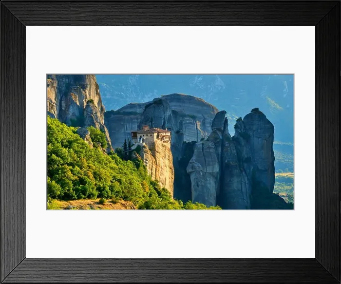 Framed Print : Roussanou Monastery at Meteora, Greece Framed Print : Roussanou Monastery at Meteora, Greece