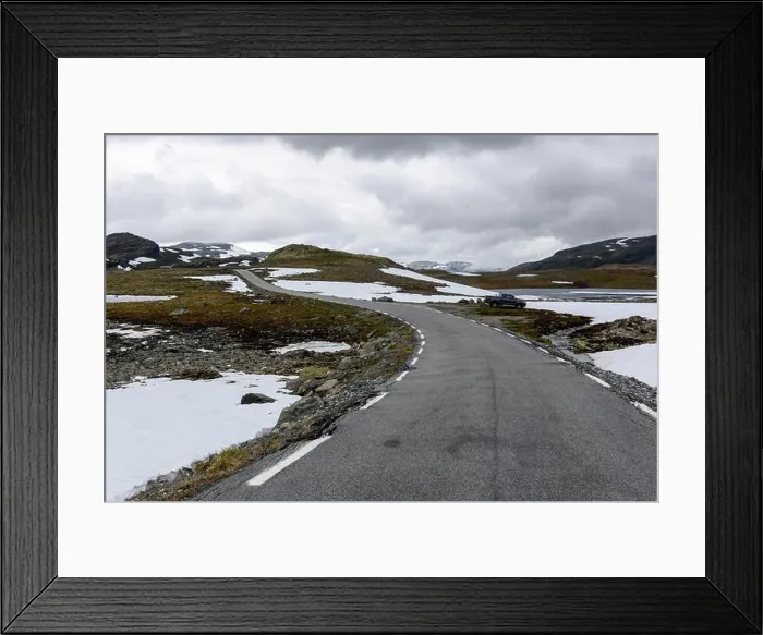 Framed Print : Famous Aurlandsvegen mountain road Framed Print : Famous Aurlandsvegen mountain road