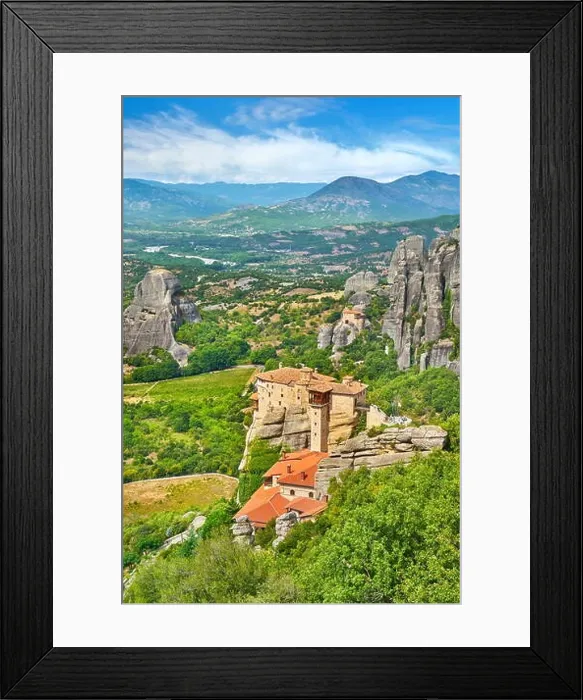 Framed Print : Roussanou Monastery at Meteora, Greece Framed Print : Roussanou Monastery at Meteora, Greece