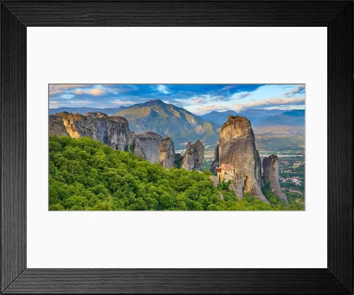 Framed Print : Monastery at Meteora, Greece Framed Print : Monastery at Meteora, Greece