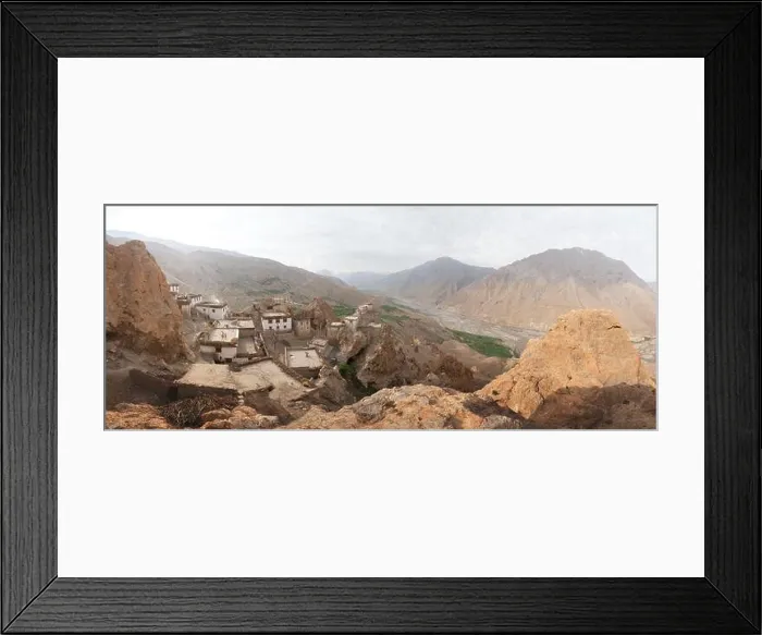 Framed Print : Dhankar village on a high cliff overlooking the confluence of Pin Rivers and Spiti Valley near Buddhist temple Dhankar Gompa at Himachal Pradesh Framed Print : Dhankar village on a high cliff overlooking the confluence of Pin Rivers and Spiti Valley near Buddhist temple Dhankar Gompa at Himachal Pradesh