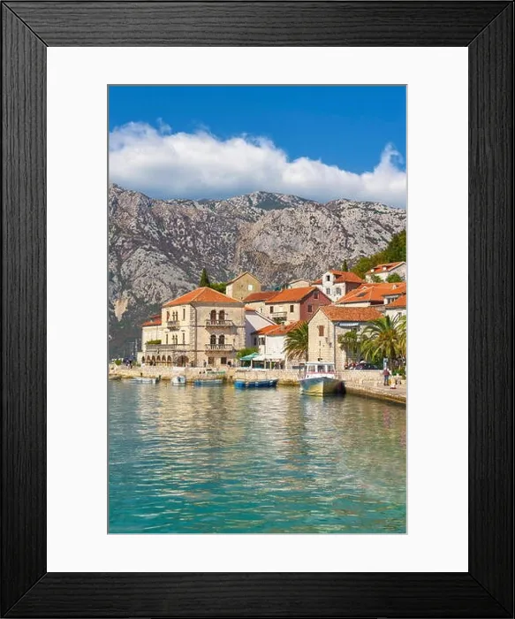 Framed Print : Perast, Kotor Bay, Montenegro Framed Print : Perast, Kotor Bay, Montenegro