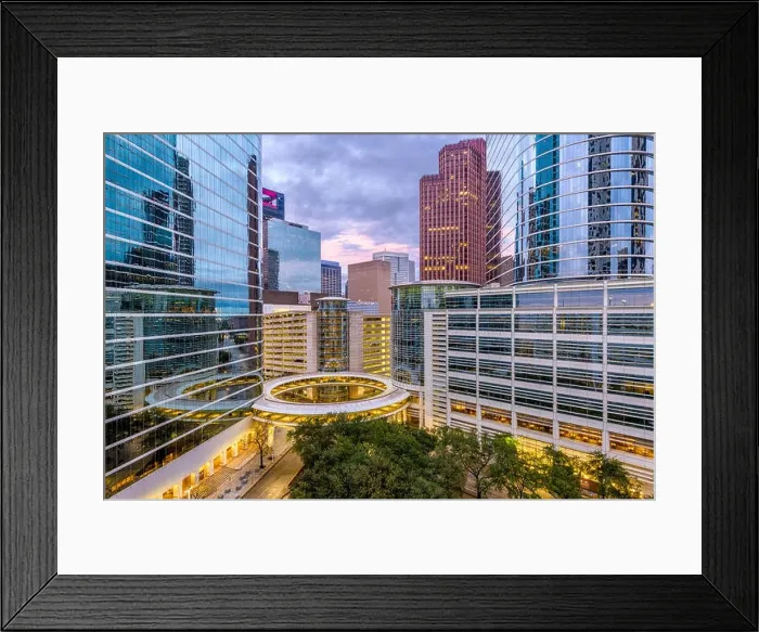 Framed Print : Houston, Texas, USA downtown cityscape Framed Print : Houston, Texas, USA downtown cityscape
