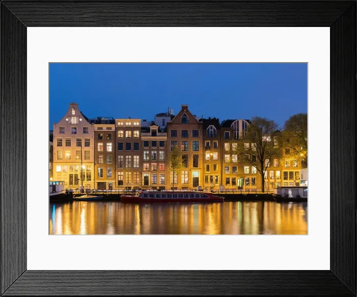 Framed Print : Canals and tradition house in Amsterdam at night. Amsterdam is the capital and most populous city of the Netherlands Framed Print : Canals and tradition house in Amsterdam at night. Amsterdam is the capital and most populous city of the Netherlands