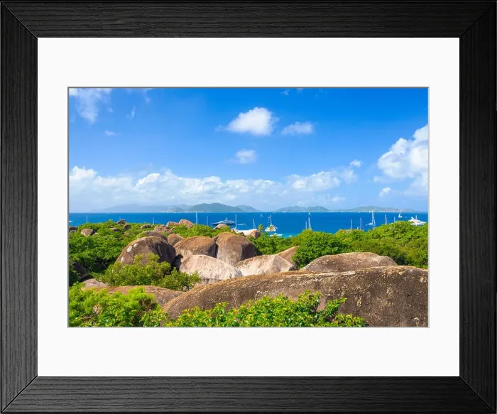 Framed Print : Virgin Gorda, British Virgin Islands at the boulders of The Baths Framed Print : Virgin Gorda, British Virgin Islands at the boulders of The Baths