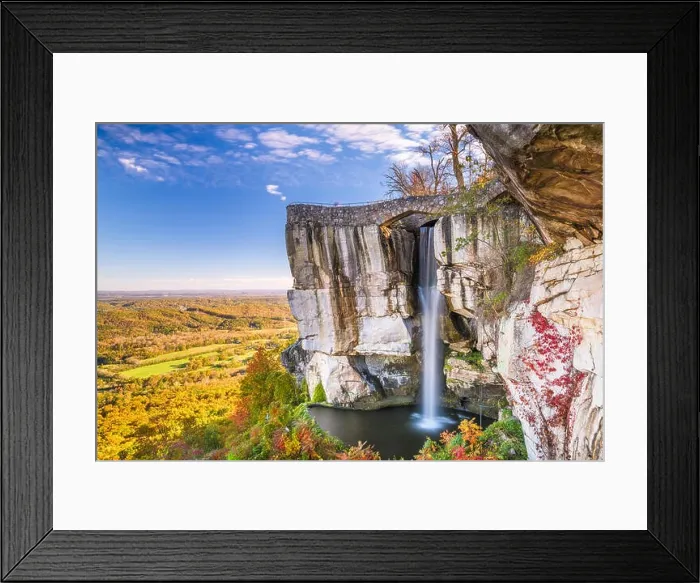 Framed Print : Lookout Mountain, Georgia, USA at High Falls during autumn Framed Print : Lookout Mountain, Georgia, USA at High Falls during autumn