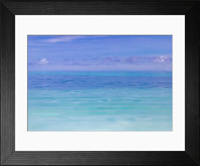 Framed Print : Perfect sky and water of Indian ocean. Tropical seascape, blue sky, dream nature environment. Peaceful, tranquil blue sea Framed Print : Perfect sky and water of Indian ocean. Tropical seascape, blue sky, dream nature environment. Peaceful, tranquil blue sea